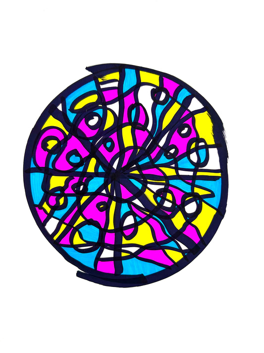 ¿Pizza o vitral?